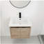Meuble-lavabo avec lavabo, porte à fermeture en douceur, installation suspendue, 24 pouces convenant aux petites salles de bain-1502656814