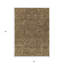 Tapis intérieur lavable floral 3 pi x 5 pi brun et taupe
