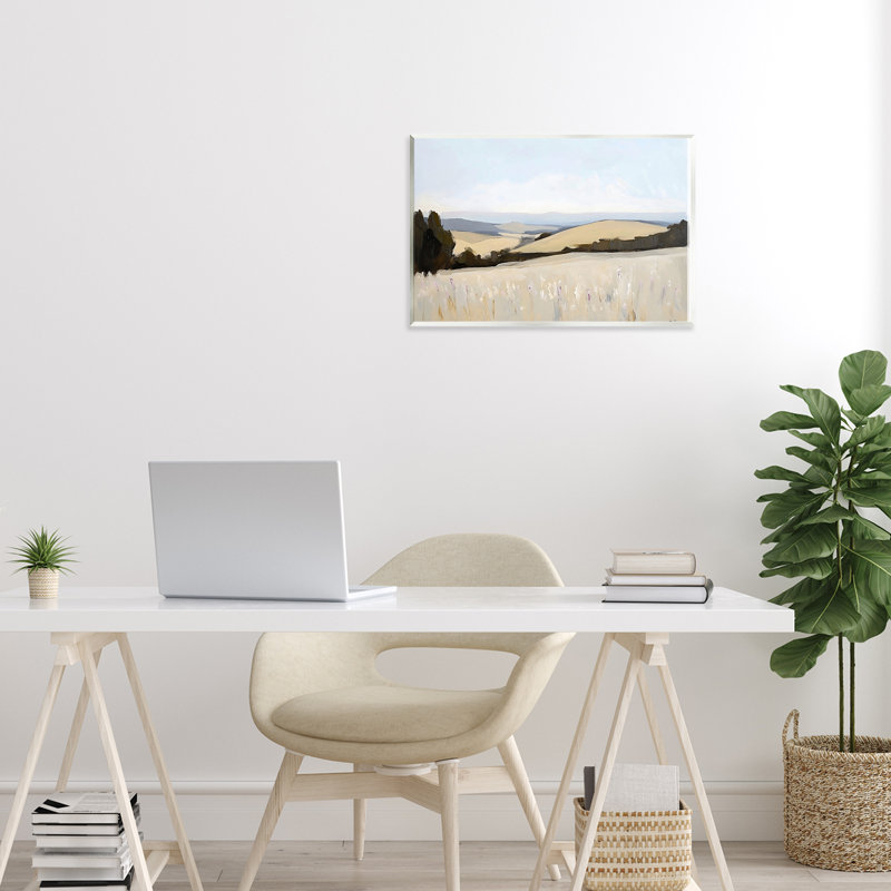 Plaque murale Rolling Fields, design par Franklyn Gregory, H 10 po x l 15 po