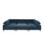 Canapé modulaire à large assise en velours côtelé-134737135