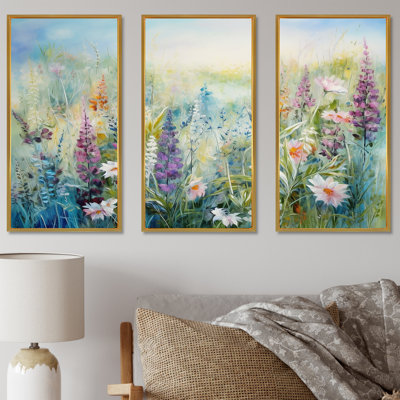 «Minimal Herbs Country Charm», ensemble d'art sur toile