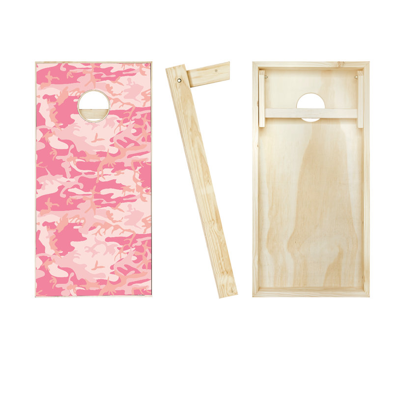 Ensemble de cornhole 2 'x 4' avec sacs, Rouge / royal