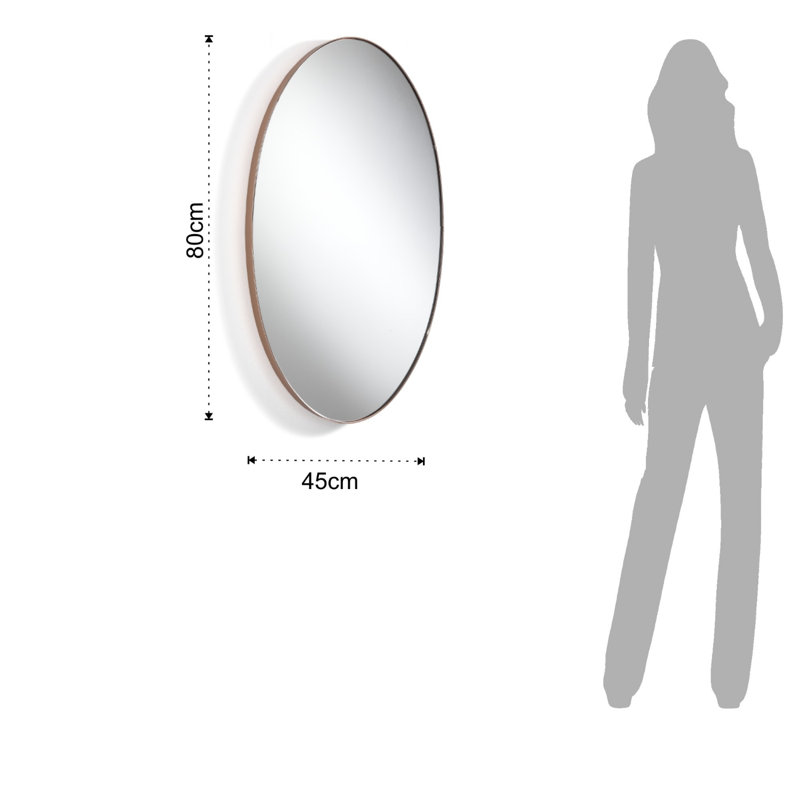 Aalim Metal Flat Wall Mirror