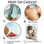 Caniche brun sur la plage relaxant-134347451-134347459