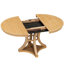 Ensemble de table de salle à manger 5 pièces Retro Table extensible et 4 chaises rembourrées-1952987032