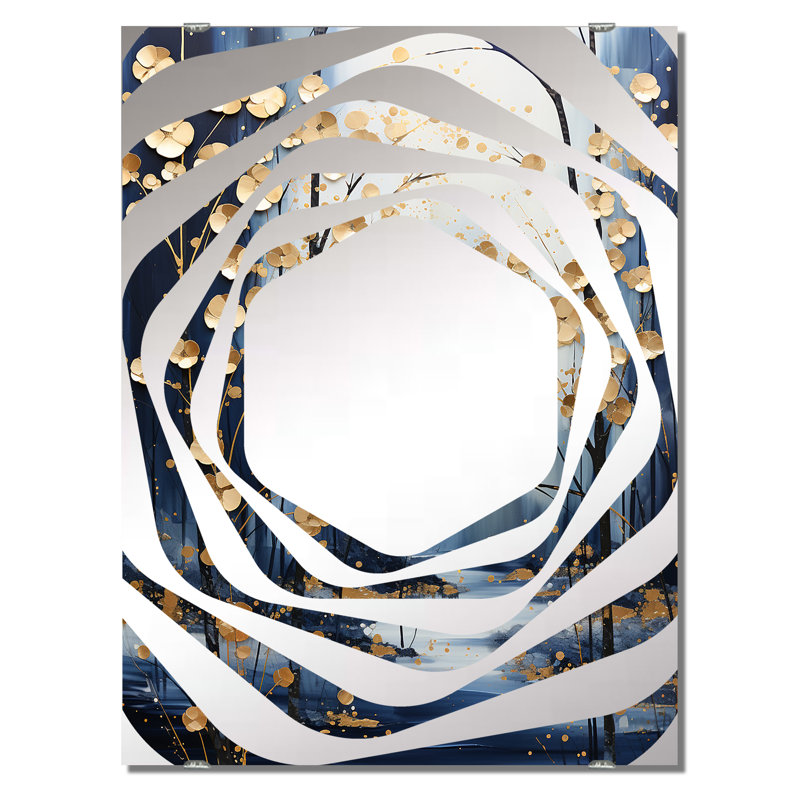 Miroir mural Huffaker - Arbre d'érable MIR141911, 40 po x 30 po
