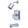 Manhattan Volume Control Tub and Shower Faucet with Single Lever Handle