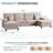 3-Piece Modular Upholstered Sectional Couch-83089863