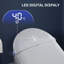 Toilette intelligente, bidet, ouverture / fermeture automatique, chasse d'eau automatique, siège chauffant, lavage à bulles, modes de lavage multiples, nuit, affichage numérique, capteur à pédale, batterie de secours, auto-embout