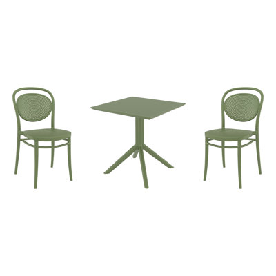 Ensemble bistro long pour 2 personnes 27,5 po Farrah Square