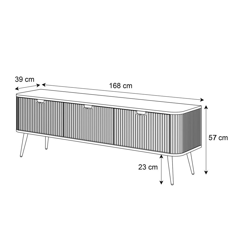 Morty TV Stand, White