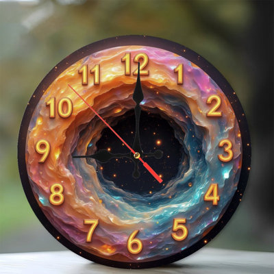Horloge sur vortex cosmique