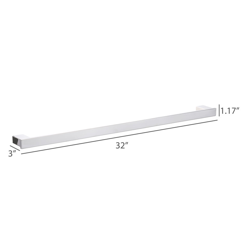 32'' 1 Wall Towel Bar, Chrome