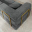 Canapé modulaire modulaire avec méridienne en forme de L, canapé désossé en forme de nuage, siège profond, canapé-lit rabattable, dossier amovible, aucun assemblage requis pour la vie moderne-2032942655