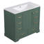 Meuble-lavabo autoportant en MDF de 91 cm (36 po) en bois massif, lavabo simple, étagère réglable, séparateur de tiroir multifonctionnel et accessoires de quincaillerie complets-1664862094