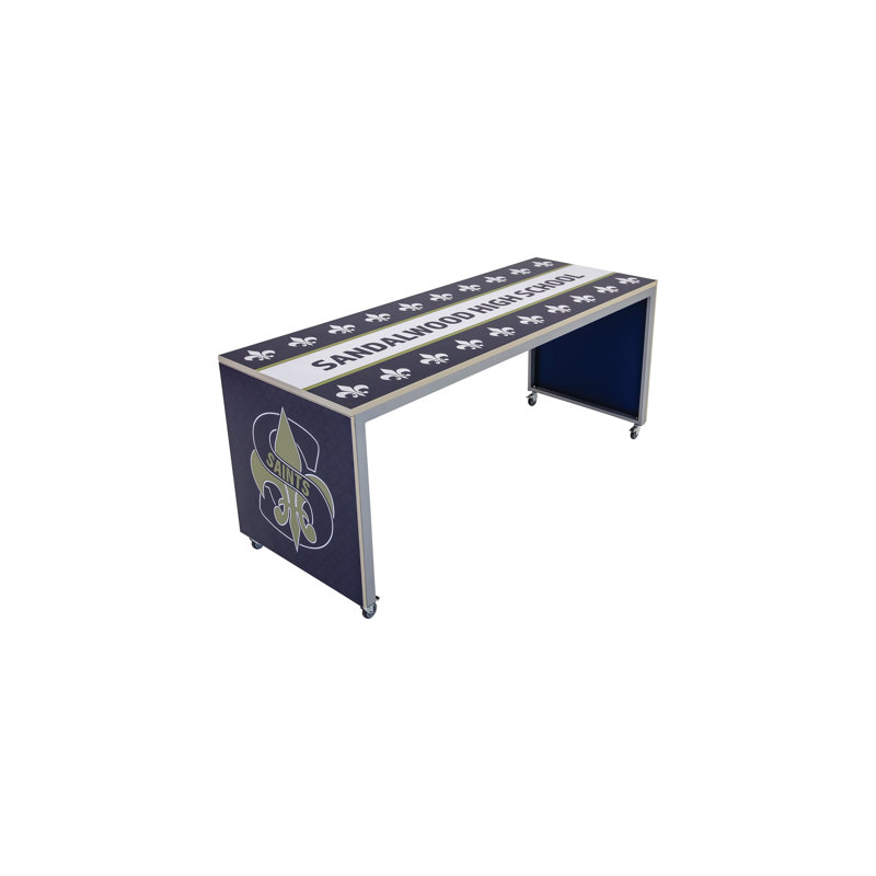 Mobile Conversation Table, 60" L x 30" W