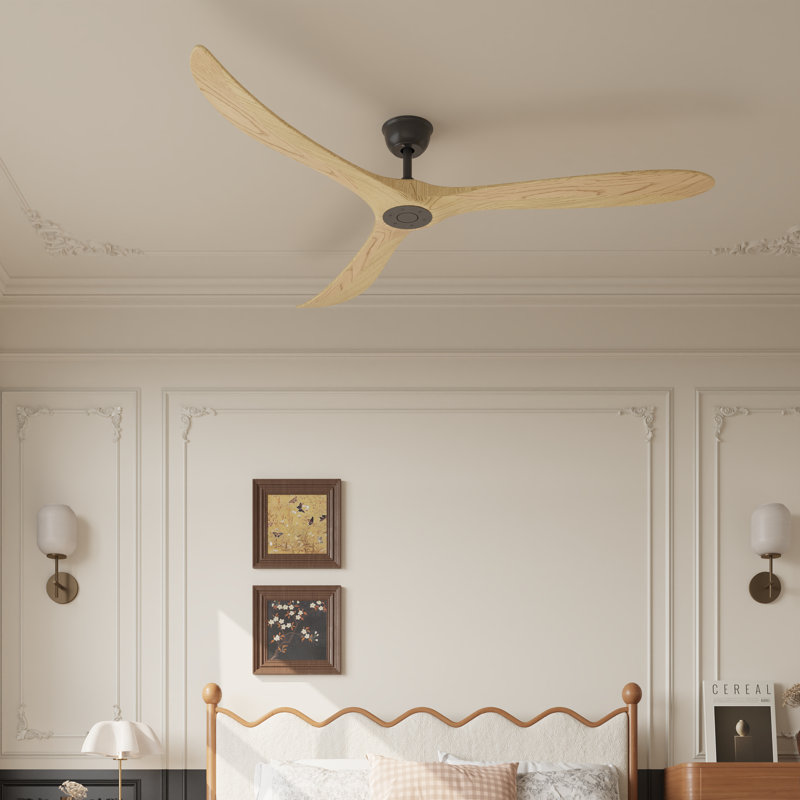 Ventilateur de plafond 72 po avec pales réversibles et télécommande