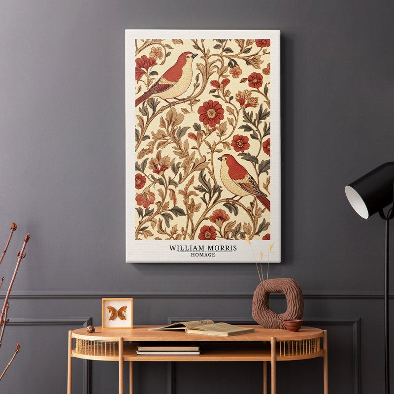 Wm Morris Series Cxxiv - Cavas enveloppés de galerie, H 60 po x l 40 po