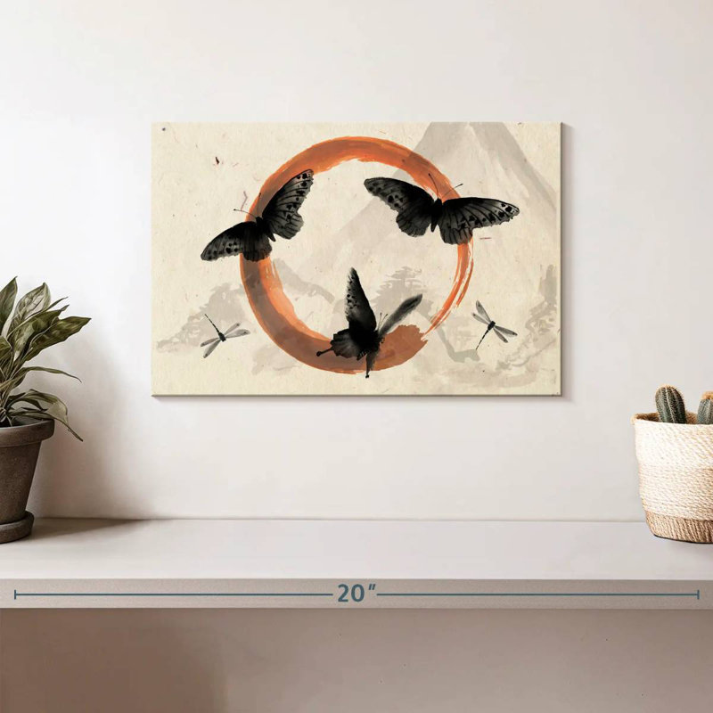  Papillons «Enso», H 8 po x l 12 po