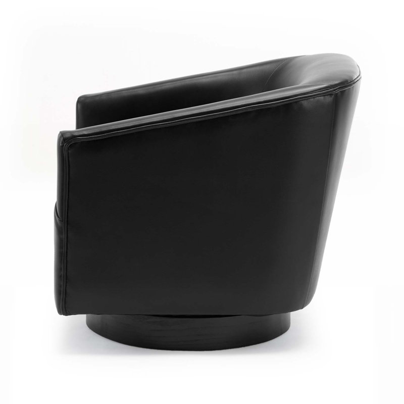 Chaise pivotante Garland, Noir