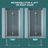 36"W X 72"H Fold Frameless Shower Door With Tempered Glass, Brushed Nickel