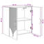 Metal Rectangle Accent Cabinet-1120135321