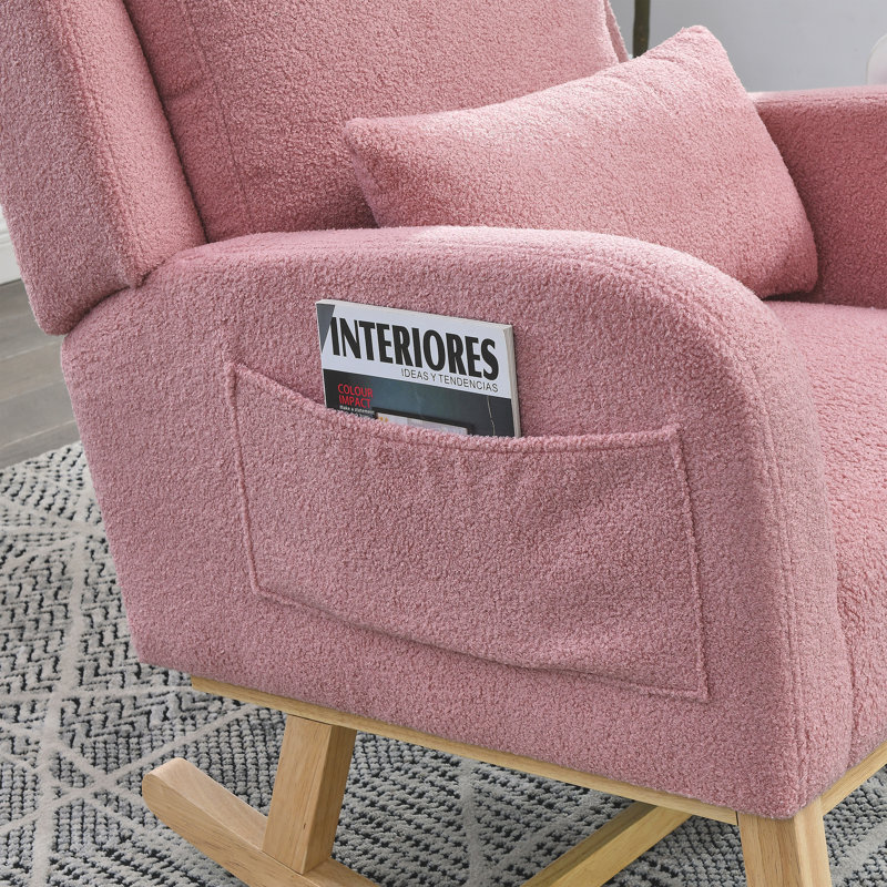 Fauteuil à bascule décontracté avec dossier lombaire Modern Accent