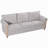 3 Seater Polyester Blend Sofa