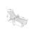 Outdoor Lounge Chair, Oversized Chaise Lounge Chair With 5 Positions, Patio Lounge Chair With Wheels & Cup Holder-54366379