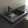 Cantrio Premium Stainless Steel  Utility Sink with 22.625" x 16.375" x 4.375" Dimensions