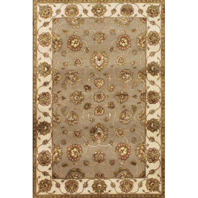 Tapis en laine / soie noué à la main Agra