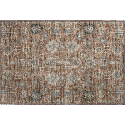 Premium Machine Washable Prisco Paprika Rug