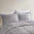 California King Ombre Shaggy Long Fur Comforter Mini Set, Hypoallergenic And Dustproof For Warmth And Comfort-122563644-122563643