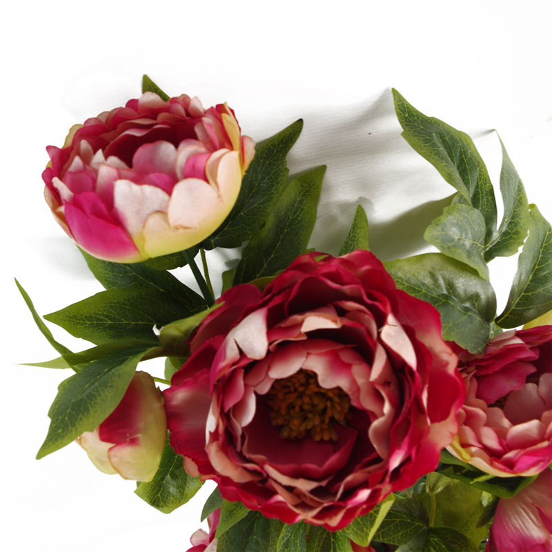 Plastic, Silk Artificial Arrangement in Pot