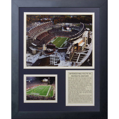 Memorabili encadrée new england patriots gillette stadium
