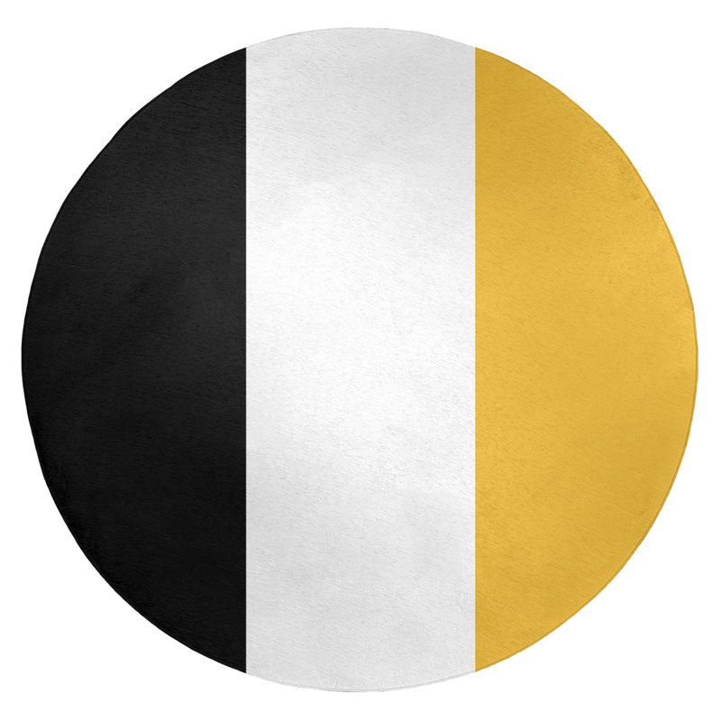 Chenille Indoor Rug, Round 5'