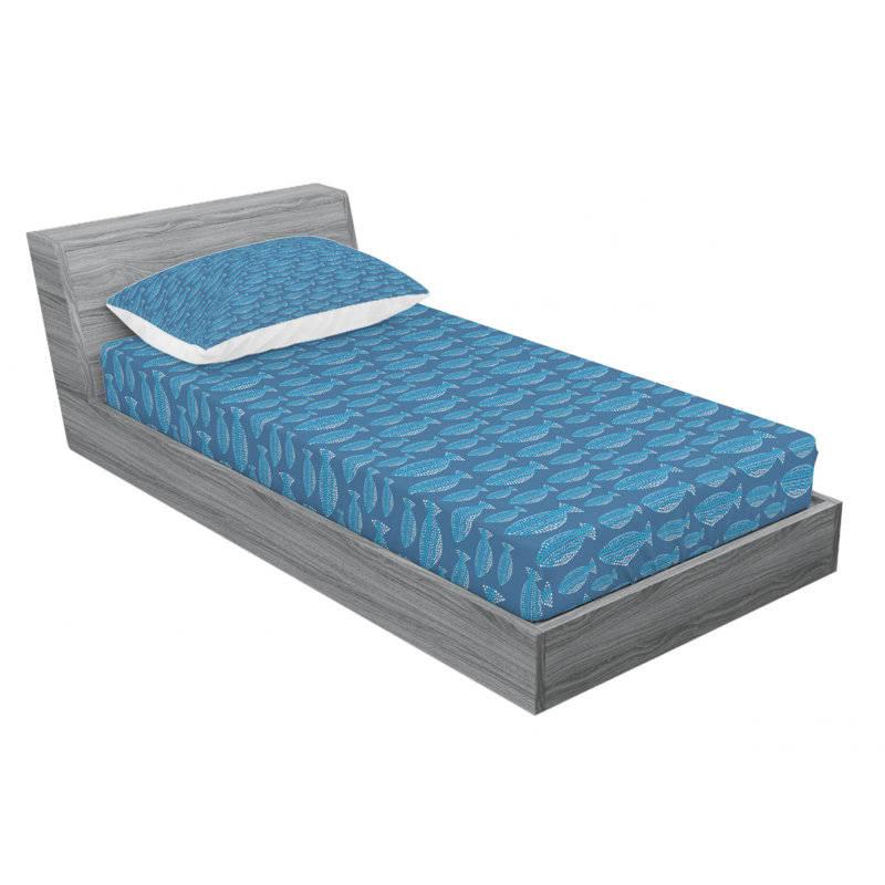 Microfiber Sheet Set, Twin XL Sheet Set with Fitted Sheet