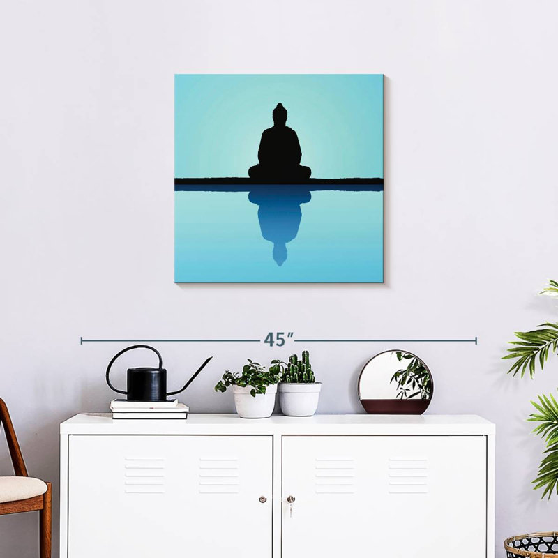 Adella Meditating Buddha Silhouette