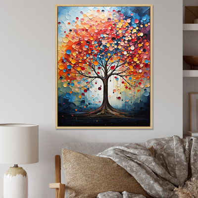 Colorful Maple Tree Melody I - Tree Maple Framed Prints
