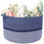 Grand panier à corde en coton, panier à couverture pour le salon, panier à linge pour bébé avec poignée-584425597