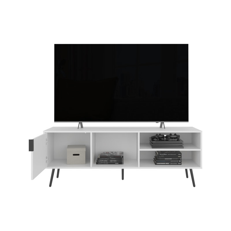 Meuble télé Long Beach, salon, blanc