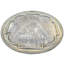 Round Toile Decorative Tray