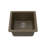 16.63'' L Single Bowl Granite Kitchen Sink