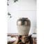 Vase rond en céramique brun Sienna-650993407