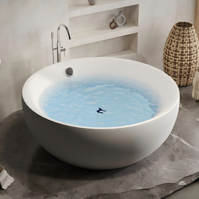 Baignoire double autoportante 53,15 po