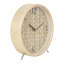 Metal Mechanical Tabletop Clock in Black