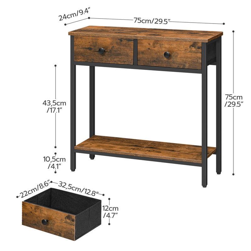 Akeshia 75cm Console Table