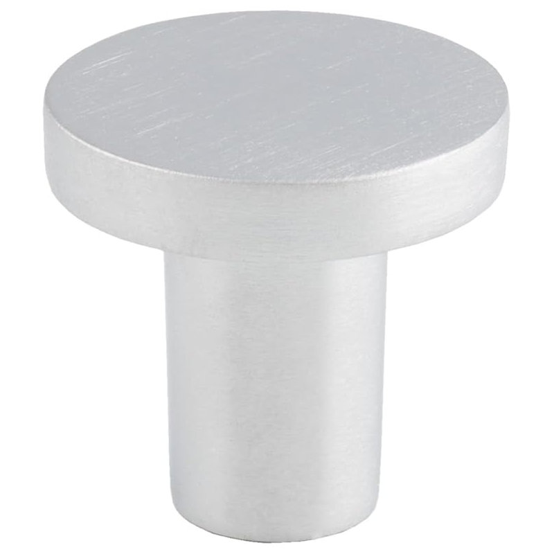 26mm Satin Chrome Circle Knob, 26mm Knob
