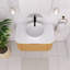 Meuble-lavabo mural simple 30 po avec comptoir en marbre artificiel et vasque en céramique-1576288900
