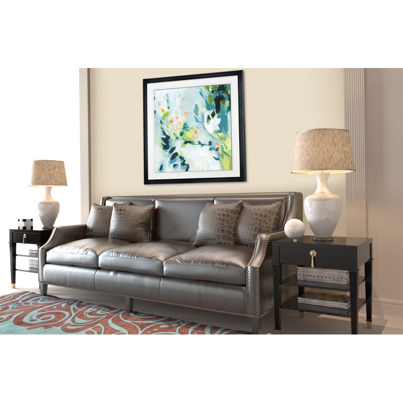 « doux spot i », peinture, H 16 po x l 16 po x P 1,5 po, Cadre noir